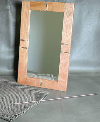 Flexible Mirror & Frame.Needle Thru Mirror (Tony Karpinski)